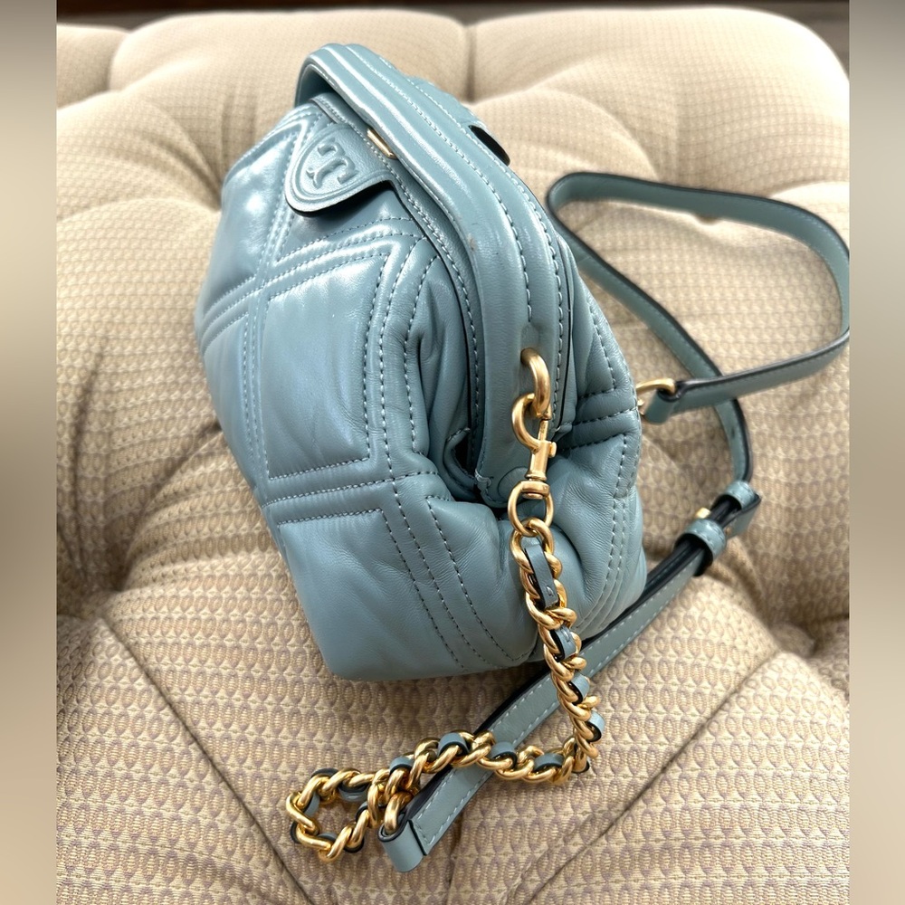 Tory Burch, Fleming Soft, Small Frame Crossbody Bag. - Picture 13 of 15